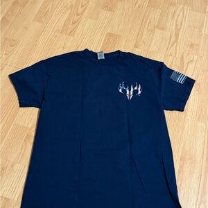 Men's Navy Blue Graphic T-Shirt